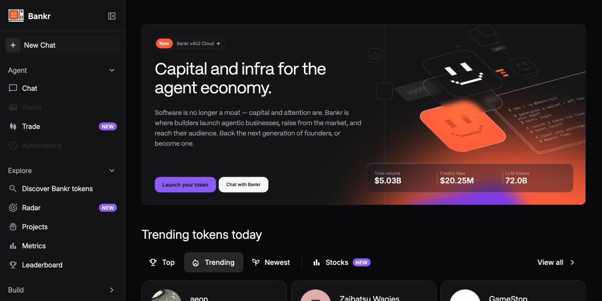 Bankr LLM Gateway preview