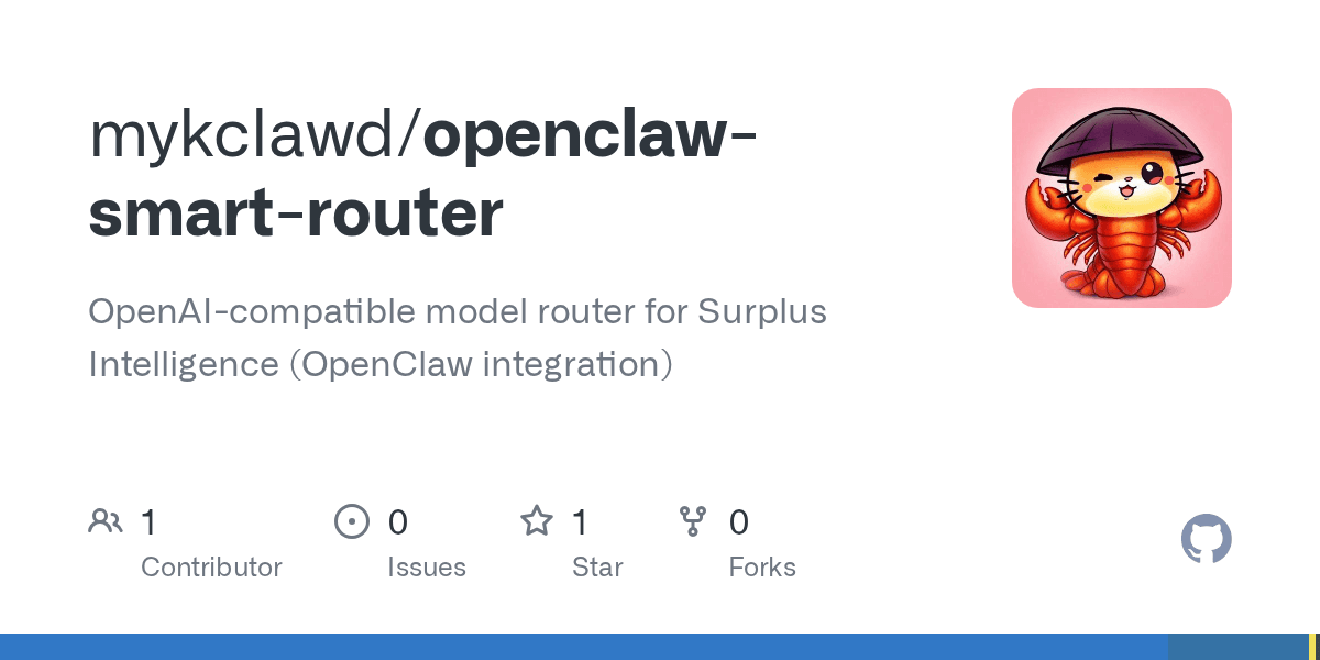 OpenClaw Smart Router preview