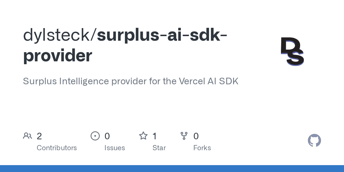 Surplus AI SDK Provider preview